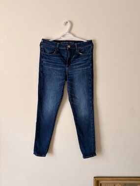 American Eagle Outfitters Women's Dark Indigo Skinny Jeans